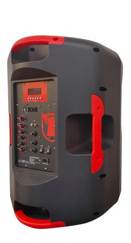 Imagen 4 de 5 de Bafle Kaiser Msa-6516mx Bluetooth Usb Fm Con Tri Y Mic Alamb Negro
