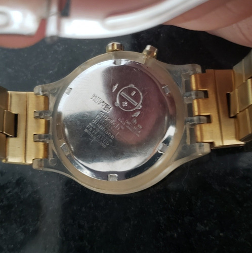 Relógio Swatch Swiss Dourado / Quartz