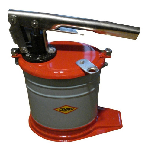 Imagen 5 de 6 de Grasera Engrasador Manual Cherta 5 Kg Con Manguera 1,5 Mts