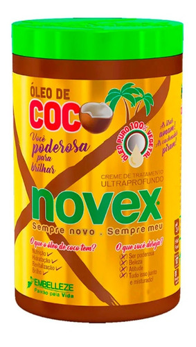 Crema De Tratamiento Oleo De Coco Novex 400 G