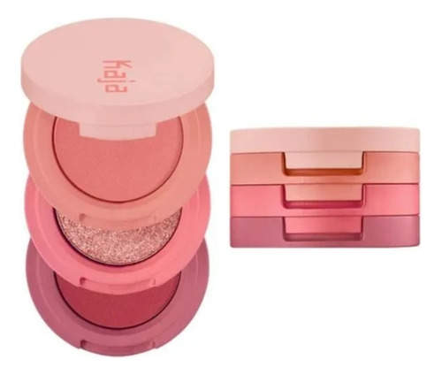  Kaja-eye Bento Bouncy Eyeshadow Trio- Glowing Guava