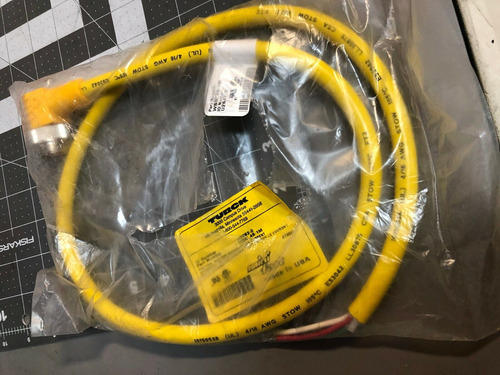 Turck Wsm Rsm 46-1m 1 Meter 4 Wire Heavy Duty Cordset Ssc