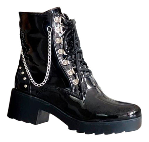 Bota Rockera Calzado Casual Mujer