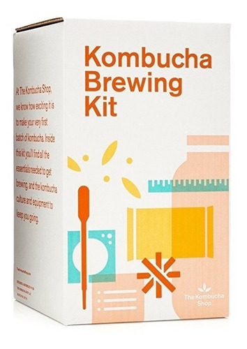 Kombucha Brewing Kit Con Kombucha Orgánica Scoby. Incluye Un