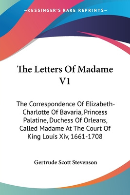 Libro The Letters Of Madame V1: The Correspondence Of Eli...