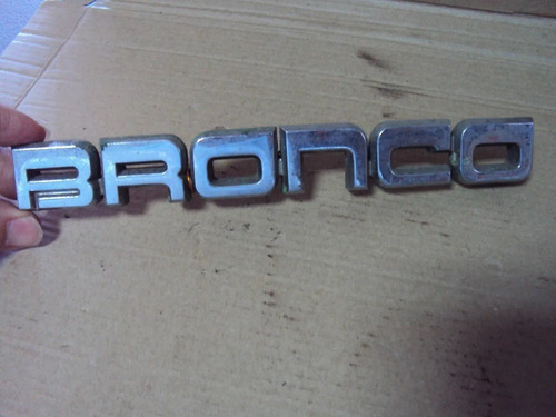 Emblema Bronco Plastico