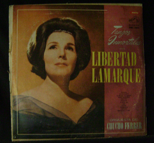 Libertad Lamarque-tangos Inmortales-lp Vinilo