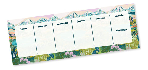 Planner Planificador Semanal De Papel Horizontal 2024