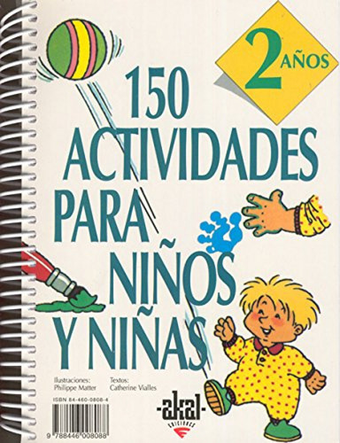 Libro 150 Actividades Para Niños Y Niñas De 2 Años De Vialle