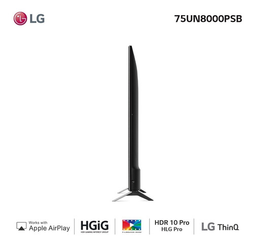 Imagen 3 de 5 de Smart Tv Uhd 75 75un8000psb Ai LG