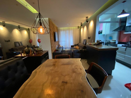 Imagem 8 de 15 de Valor Baixou - Lindo Apartamento Mobiliado -varanda Gourmet - 2 Dorm. Sacoma - Pb54416