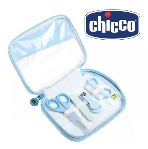 Set De Higiene Chicco Para Bebé Lima Alicate Tijera Cepillo