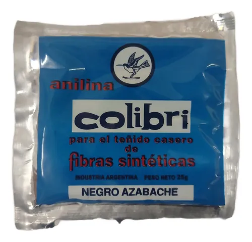 comprar Anilina Sintetica Colibri X 25 Grs X 30 U A Elección