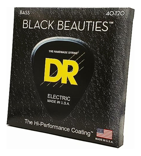 Dr Strings Black Beauties Cuerdas Para Bajo (bkb5-40)