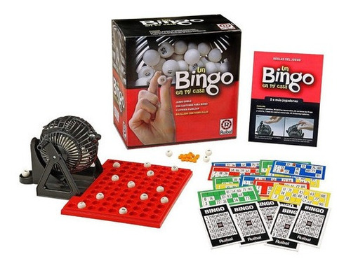 Juego Doble De Bingo Y Loteria Familiar Original De Ruibal