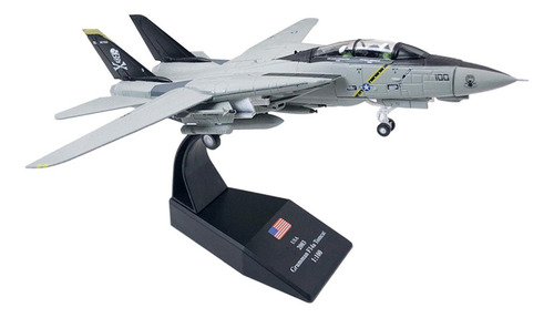Aa 1:100 Simulación Diecast F14 Fighter Juguete Avión