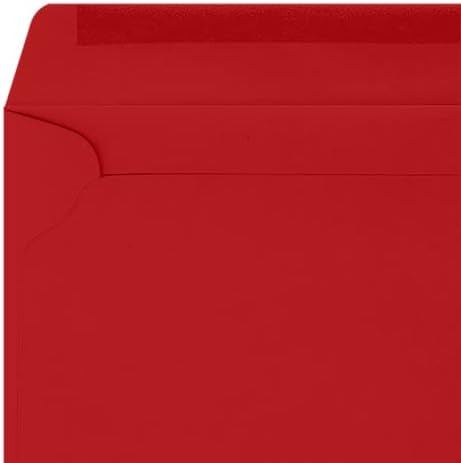Luxpaper 9 X 12 Sobres Tipo Folleto | Rojo Rubí | 80 Libras.