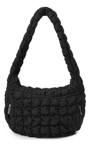 Bolso De Mano Acolchado Para Mujer, Bandolera De Gran Capaci