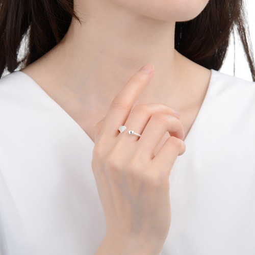 Anillo Ajustable De Plata 925 (lan02)