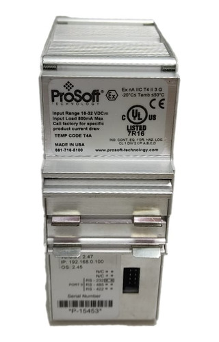 Módulo Prolinx Prosoft 5204-dfnt-pdpmv1