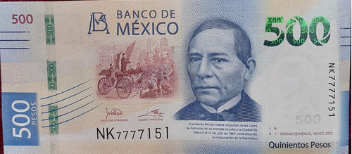 Billete De 500 Pesos  Para Colección 