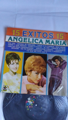 Angelica María 15 Éxitos Disco De Vinil Original 