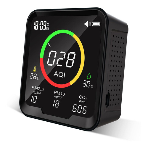 Simbow Monitor Aire Que Detecta Pm2.5 Pm10 Aqi Co2 Ndir