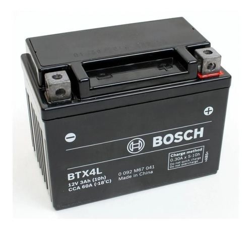 Baterias Bosch Motos Btx4l Gel Ytx4lbs Fan Bross Cuatriciclo