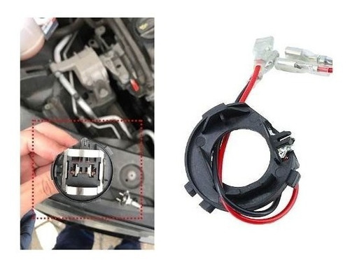 Imagem 2 de 5 de Par Adaptador Led H7 Jetta Golf Tiguan Tsi Gti Passat