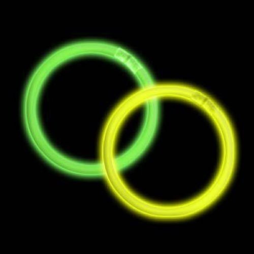 100 Unidades Pulseiras Neon Alto Brilho Silver Festas