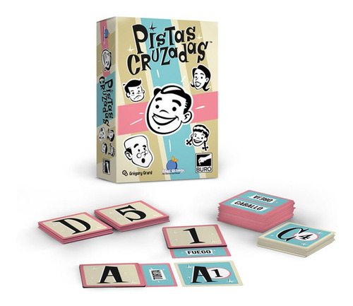 Imagen 2 de 8 de Pistas Cruzadas Juego De Mesa Cartas Original Buro Bureau