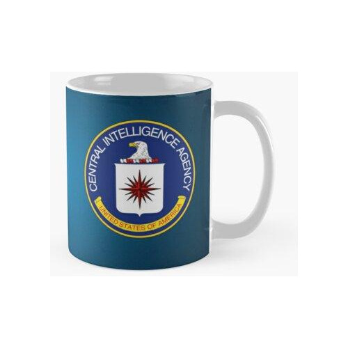 Taza Sello De La Sede Central De La Agencia De Inteligencia.