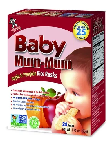 Galletas de arroz Jazmín Baby Parent's Choice para bebes, Sin