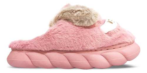 Pantuflas Peluche Con Pielsita Nena Perro Arquero #2013