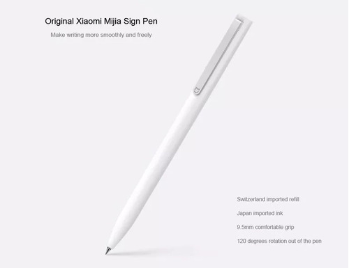 Atacado Caneta 40 Xiaomi Mijia Sign Pen Original + 54 Refis