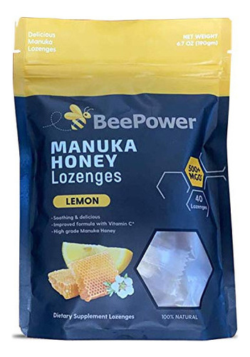 Beepower Pastillas De Miel De Manuka Totalmente Naturales | 