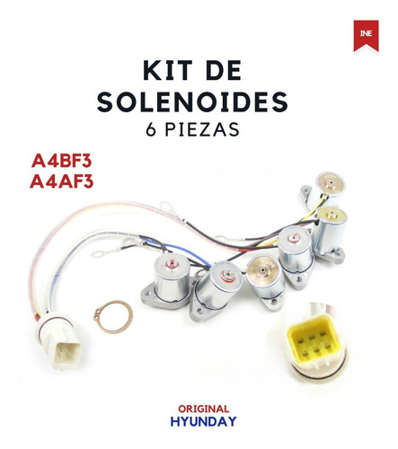 Kit De Solenoides 6 Piezas A4bf3 Accent Elantra Tiburon Rio