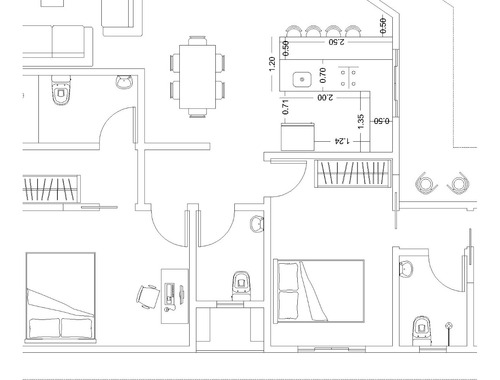 17 Planta Casas 3 Quartos Terreno 10x20 Metros
