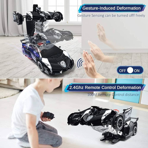 Auto Policía Transformers Control Remoto Lamborghini Navidad