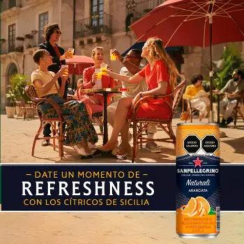 Agua Mineral Saborizada San Pellegrino 20 Latas De 330ml C/u