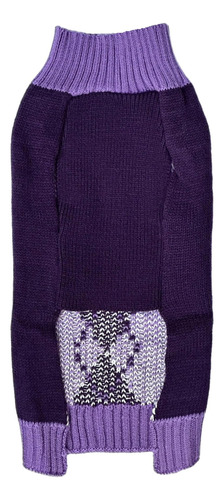 Argyle Knit Pet Sweaters Ropa Para Perros Pequeños, Clásico