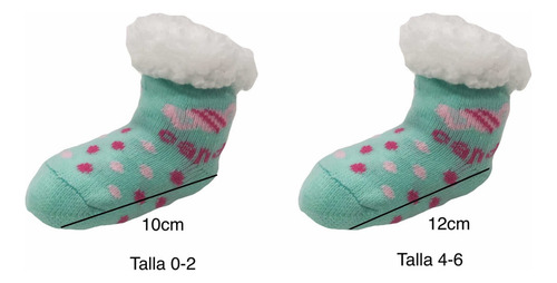 6 Pares Calcetin Chiporro Para Bebe Calcetines Invierno
