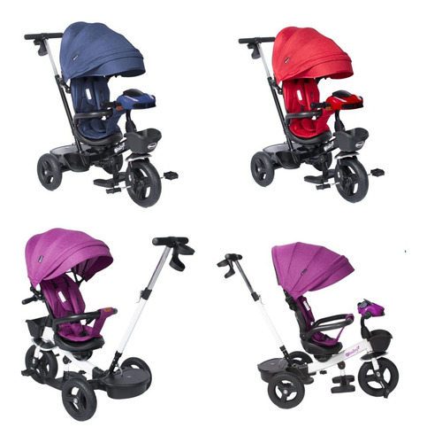 Triciclo Ebaby Asiento Giratorio Y Reclinable