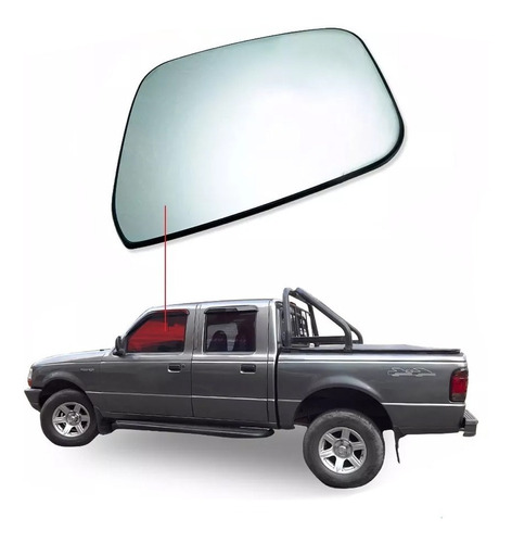 Vidro Porta Dianteiro Esquerdo Ford Ranger 98/12 4 Pts