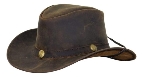 Outback Trading Sombrero Cuero Estilo Occidental Cheyenne 50