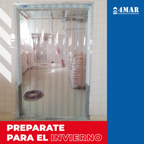 Cinta Banda Pvc Cortina Sanitaria 100x1mm Rollo 100 Metros