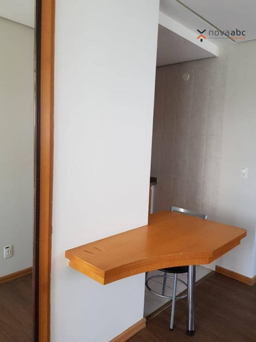 Imagem 13 de 25 de Flat Com 1 Dormitório À Venda, 40 M² Por R$ 250.000,00 - Centro - Santo André/sp - Fl0004