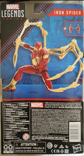 Figura Spider-man Marvel Legends Iron Spider Hasbro (Usado)