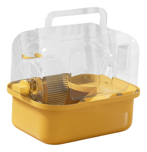 Hámster Cage Pet Hábitat De Mascotas De Jaula De Amarillo