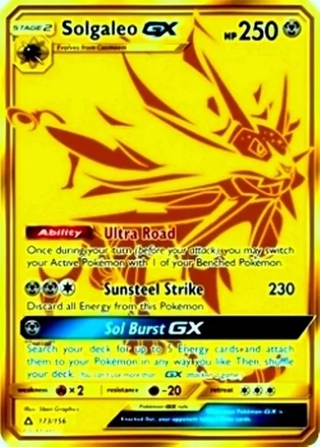 Kit Carta Pokémon Lendário Solgaleo Lunala E Ultra Necrozma